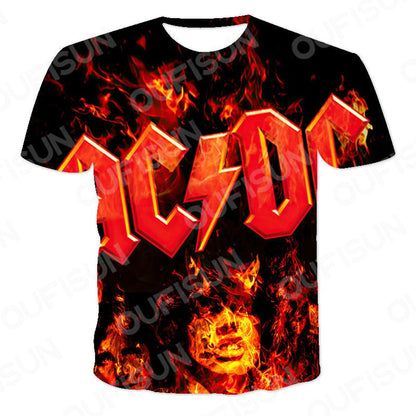 Voltage Vibes AC/DC Tee Pop