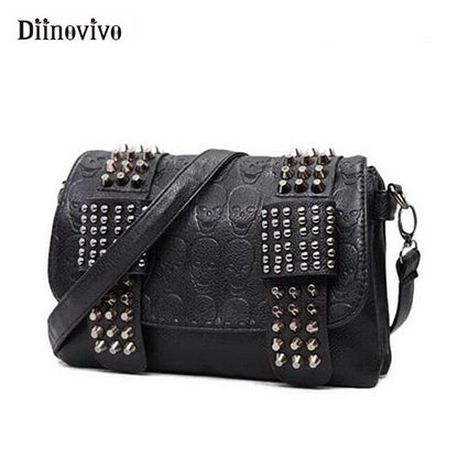 Spiked Women's Shoulder Bag