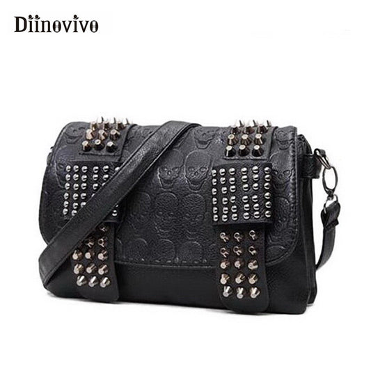 Spiked Women's Shoulder Bag