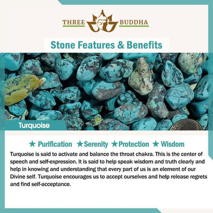 Achieving Dreams Turquoise 3-Piece Ring