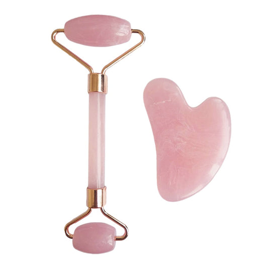 Rose Quartz Face Massage Roller