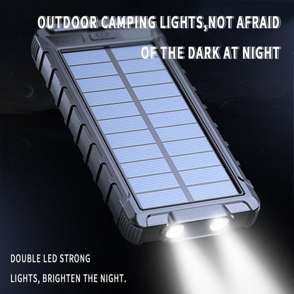 Solar Powered Energy Bank - 20000mAh Waterproof