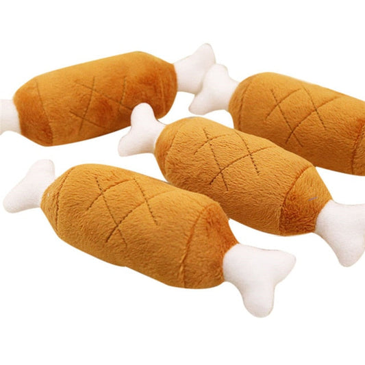 Chicken Legs Pet Plush Toy