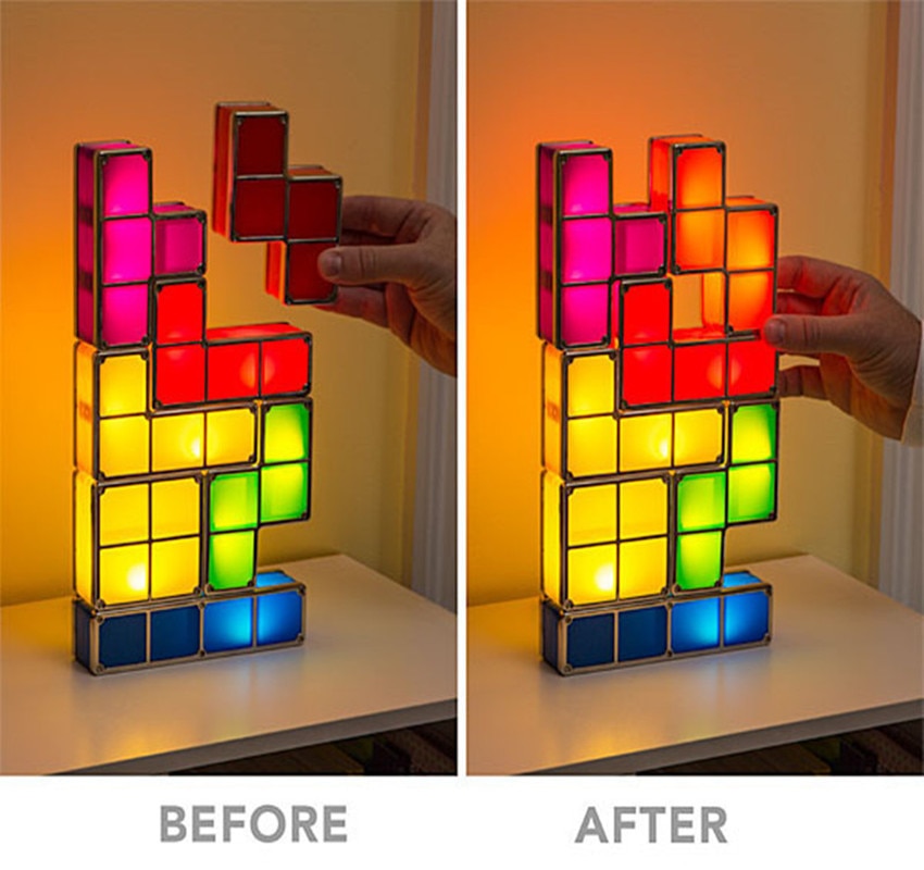 Neon LED Tetris Light