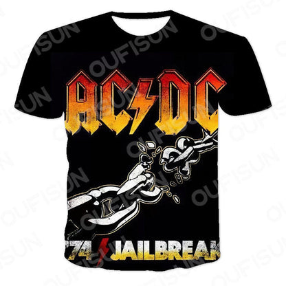 Voltage Vibes AC/DC Tee Pop