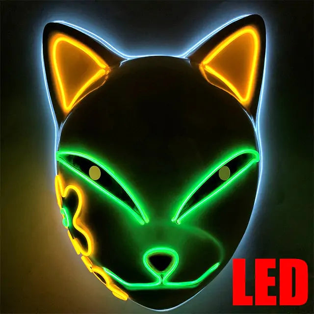 LED Anime Inspired Cat Mask Cosplay