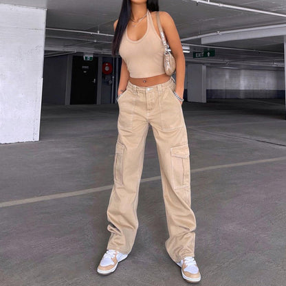 Women's Cargo Baggy Pants