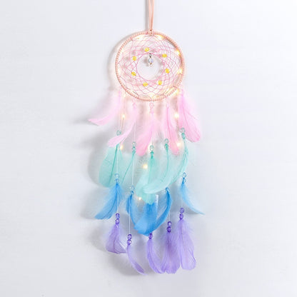 True Feather Dream Catcher w/ LEDs