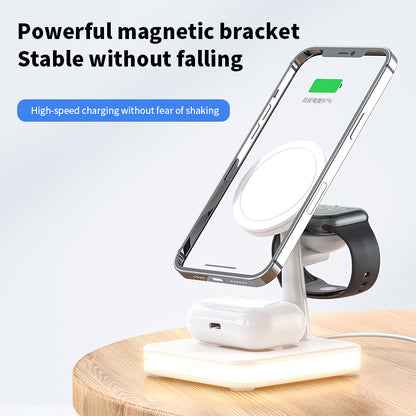 Magnetic Wireless Charging Stand with Light