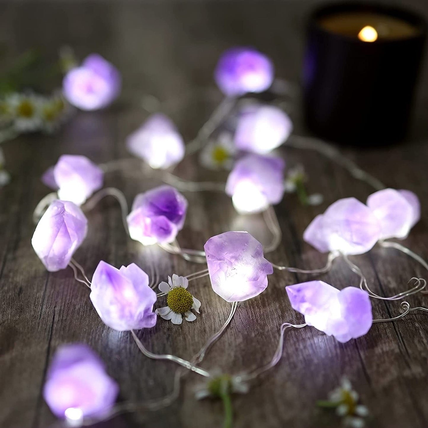 Natural Amethyst Decorative Lights