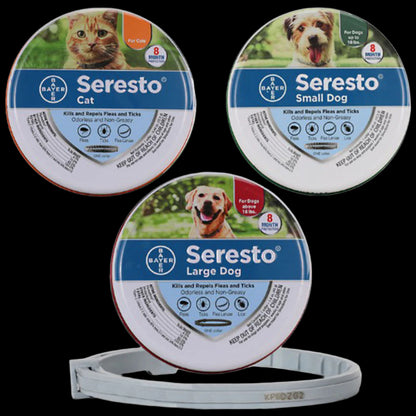 NEW Seresto Anti Flea & Tick Collar for Dogs and Cats - 8 Months Protection - All 3 Sizes