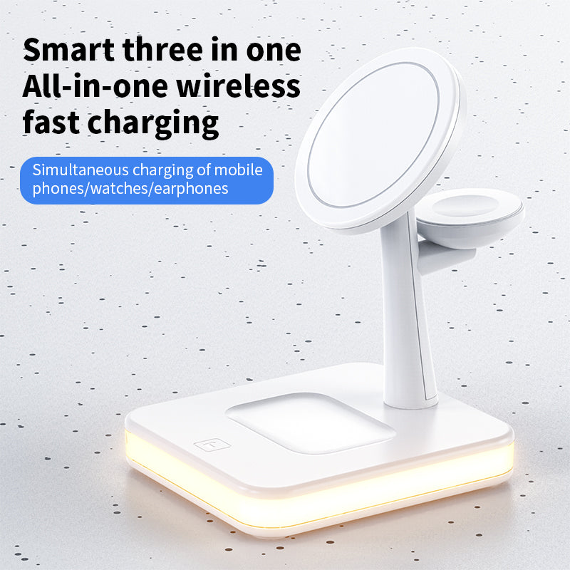 Magnetic Wireless Charging Stand with Light