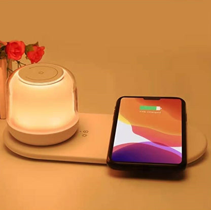 Wireless Fast Charger & Night Lamp