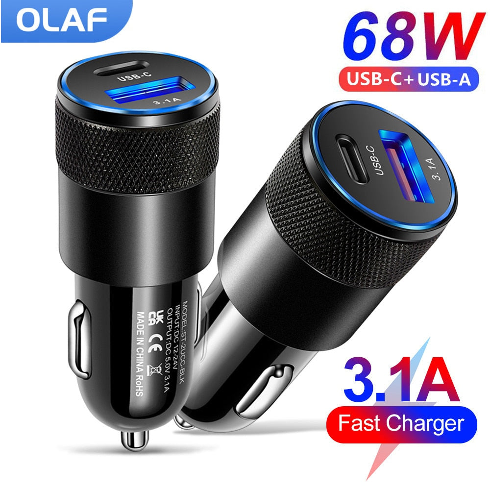 Metal Alloy Car Lightning Fast Car Charger