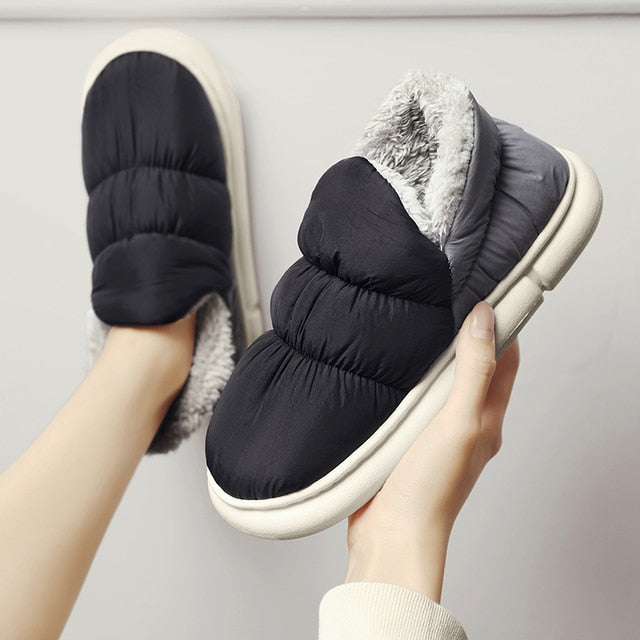 Waterproof Plush Slip-ons