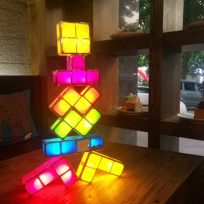 Neon LED Tetris Light