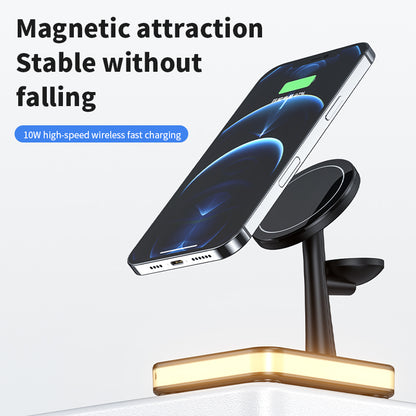 Magnetic Wireless Charging Stand with Light
