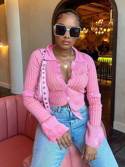 EasyBreeze Buttoned Sleeve Cardi Cardigan