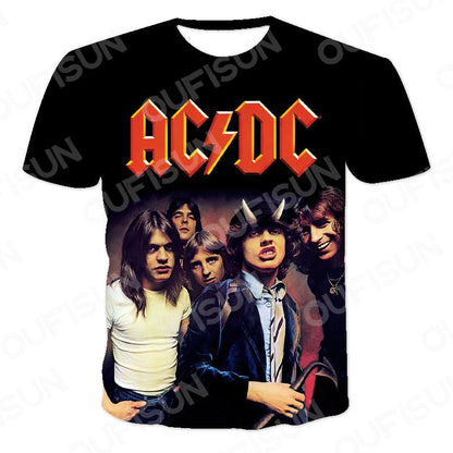 Voltage Vibes AC/DC Tee Pop