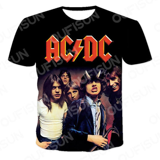 Voltage Vibes AC/DC Tee Pop