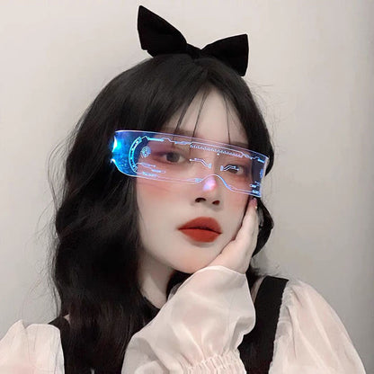Cyberpunk LED Glasses