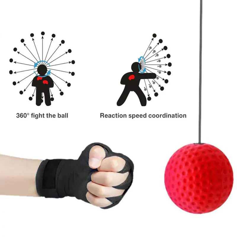 PunchPro Reflex Ball Set: Improve Speed, Coordination, and Reaction Time