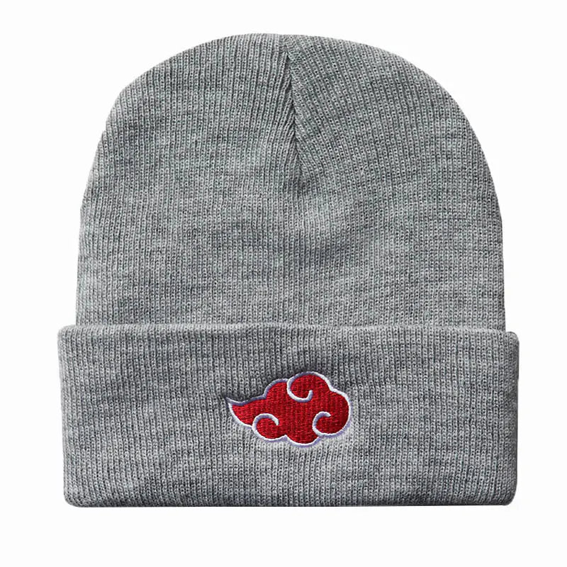 Akatsuki Red Cloud Knitted Beanie Hat