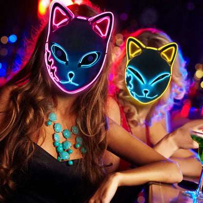 LED Anime Inspired Cat Mask Cosplay