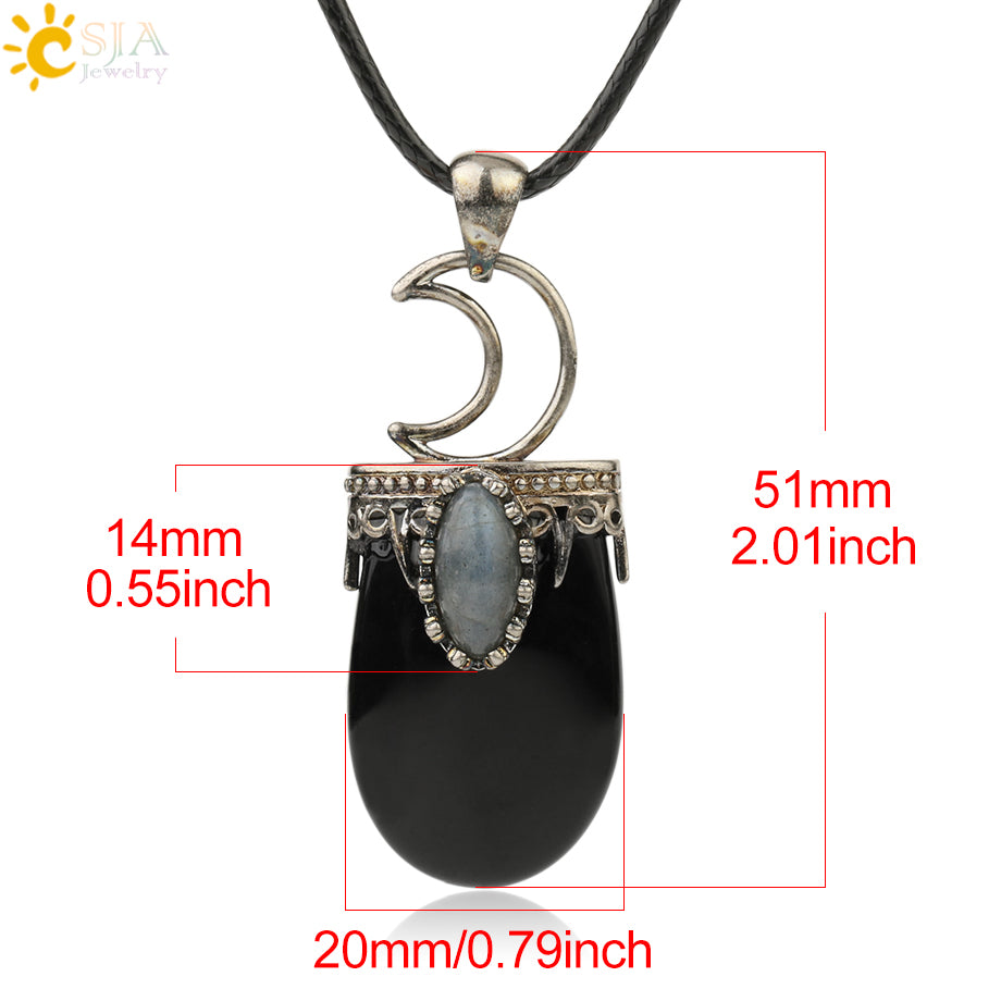 Crystal Antique Pendant Necklace