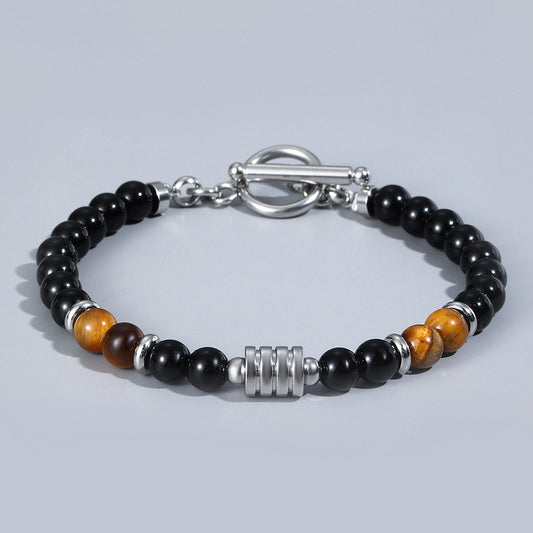 Tigers Eye Clasp Bracelet
