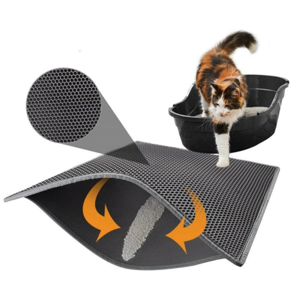 Easy Clean Pet Cat Litter Mat Waterproof