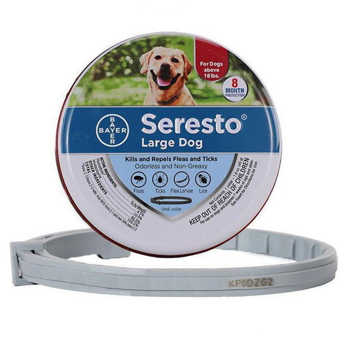 NEW Seresto Anti Flea & Tick Collar for Dogs and Cats - 8 Months Protection - All 3 Sizes