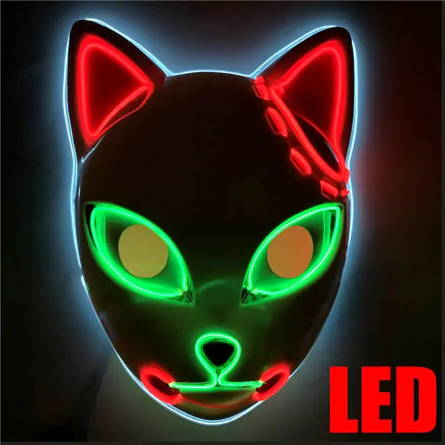 LED Anime Inspired Cat Mask Cosplay