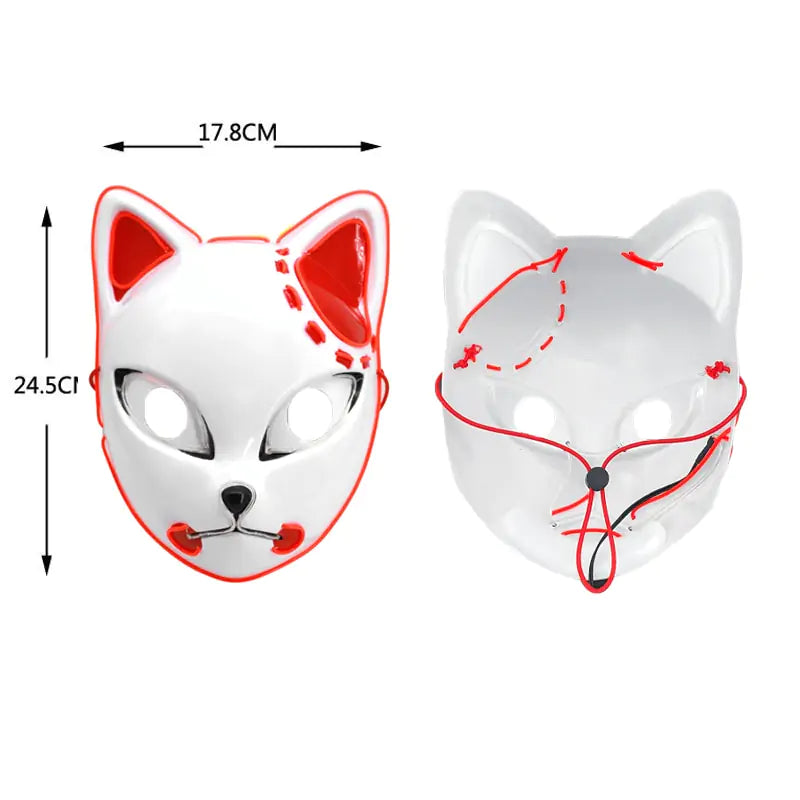 LED Anime Inspired Cat Mask Cosplay