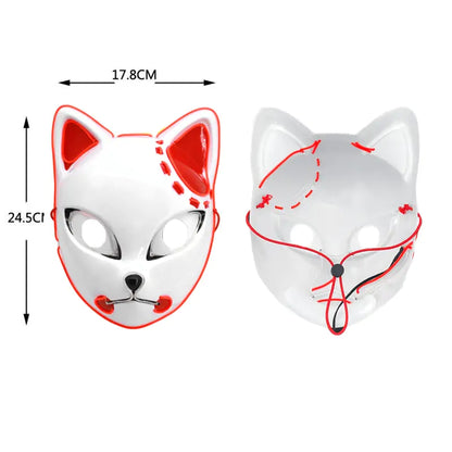 LED Anime Inspired Cat Mask Cosplay