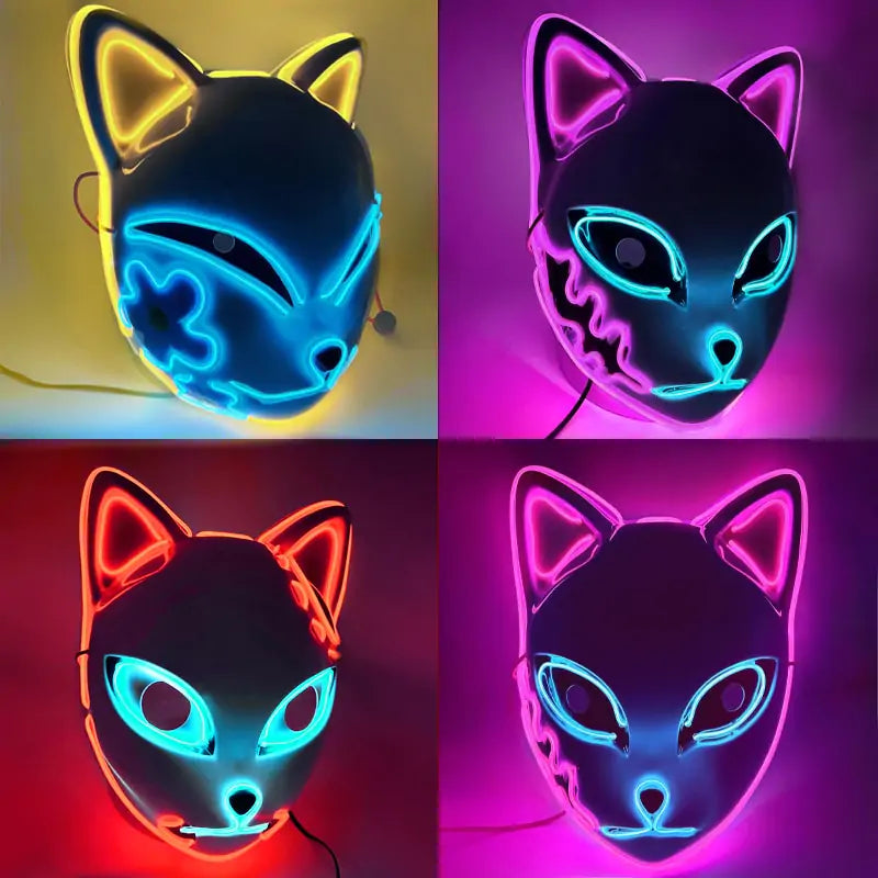 LED Anime Inspired Cat Mask Cosplay