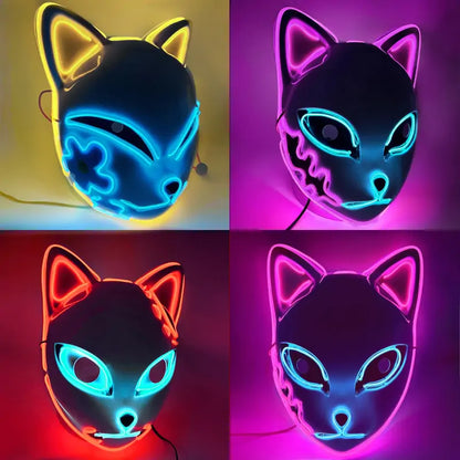 LED Anime Inspired Cat Mask Cosplay
