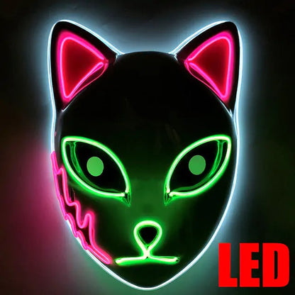 LED Anime Inspired Cat Mask Cosplay